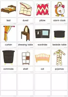 Vorschau - Arbeitsblätter - Vocabulary: At Home - Wortschatz: Zuhause (auf Englisch) - Seite 2