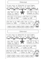 Vorschau - Arbeitsblätter - Mathe-Trainingsheftchen Zahlenraum bis Tausend - Seite 3