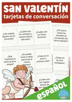 Vorschau - Stationenlernen - San Valentín Konversationskarten Spanisch (Valentinstag) - Deckblatt