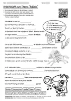 Vorschau - Arbeitsblätter - Lernposter + Arbeitsblatt "Ballade" + Onlineübung & MP3 + Mindmap + Infografik - Seite 1