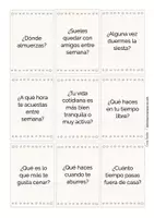 Aperçu - Jeux - rutina diaria cartes de conversation espagnol (español) - Page 3