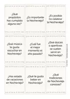 Aperçu - Jeux - la Nochevieja cartes de conversation espagnol (español) - Page 2