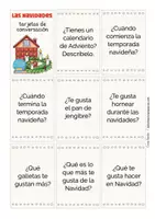 Aperçu - Jeux - las navidades cartes de conversation espagnol (español) - Page 1