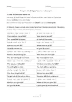 Vorschau - Arbeitsblätter - Englische Fragen mit Präpositionen - Seite 3