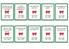 Vorschau - Spiele - Weihnachtliches Rechenspiel (Klasse 3) - Seite 2