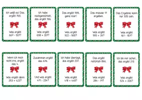 Vorschau - Spiele - Weihnachtliches Rechenspiel (Klasse 3) - Seite 3