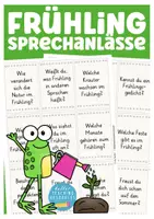 Aperçu - Jeux - allemand: cartes de conversation Frühling deutsch - Page de couverture