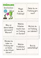 Vista previa - Unidades / Secuencias / Situaciones de Aprendizaje - Frühling tarjetas de conversación alemán (Deutsch) - página 1