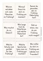 Vista previa - Unidades / Secuencias / Situaciones de Aprendizaje - Frühling tarjetas de conversación alemán (Deutsch) - página 2
