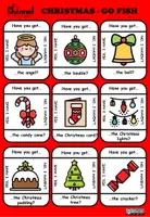 Vista previa - Juegos / Gamificación - CHRISTMAS - Go Fish Game (Colour) - página 1