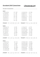 Vorschau - Arbeitsblätter - Grundwert berechnen (Arbeitsblatt mit Lösungswort) - Seite 1