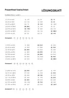 Vorschau - Arbeitsblätter - Prozentwert berechnen (Multiple Choice) - Seite 3