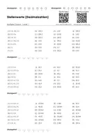 Vorschau - Arbeitsblätter - Stellenwerte von Dezimalzahlen (Multiple Choice) - Seite 2