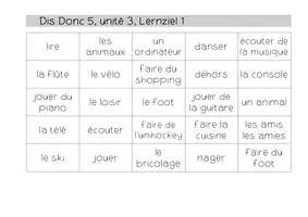 Vorschau - Spiele - Wörter gewinnen Dis Donc 5 unité 3 - Seite 2