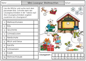 Vorschau - Arbeitsblätter - Mini-Lesespur Weihnachten - Seite 2
