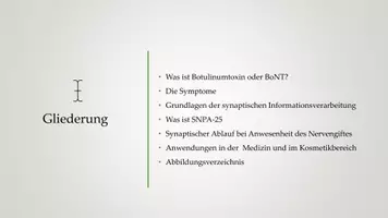 Vorschau - Präsentationen/Tafelbilder - Synapsengift Botulinumtoxin, Präsentation - Seite 2