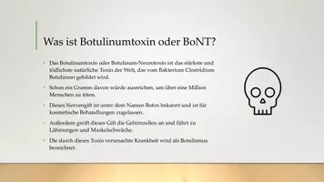 Vorschau - Präsentationen/Tafelbilder - Synapsengift Botulinumtoxin, Präsentation - Seite 3