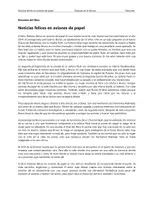 Vorschau - Text - Noticias felices en aviones de papel - Resumen - Deckblatt