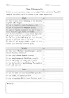 Vorschau - Anderer Materialtyp - Bewertungsbogen für eine Erlebnisgeschichte - Deckblatt
