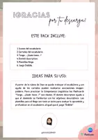 Vista previa - Unidades / Secuencias / Situaciones de Aprendizaje - Pack Recursos Food - Inglés + Español - página 3