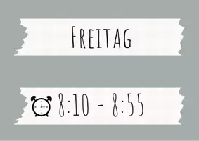 Vorschau - Poster - Stundenplanvorlage beige und schlicht - Classroom-Management - editierbar! - Seite 3