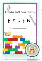 Vorschau - Arbeitsblätter - Türme bauen Forscherheft - Deckblatt