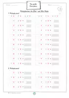 Vorschau - Arbeitsblätter - Materialpaket Arbeitsblätter zur Multiplikation und Division mit Zehnerzahlen - Seite 3