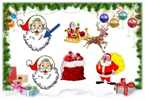 Vorschau - Präsentationen/Tafelbilder - Du bist der Weihnachtsmann - Tafelkarten mit Geniallypräsentation - Seite 3