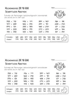 Vorschau - Arbeitsblätter - Schriftliche Addition - ZR 10000 - Aufgaben fürs Heft - Seite 2