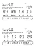 Vorschau - Arbeitsblätter - Schriftliche Addition - ZR 10000 - Aufgaben fürs Heft - Seite 3