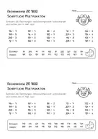 Vorschau - Arbeitsblätter - Materialpaket - Schriftliches Rechnen - ZR 1000 - Aufgaben fürs Heft - Seite 3