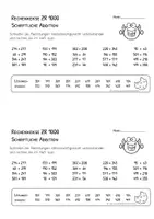 Vorschau - Arbeitsblätter - Schriftliche Addition - ZR 1000 - Aufgaben fürs Heft - Seite 3