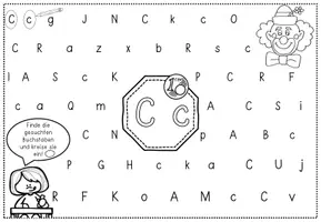 Vorschau - Arbeitsblätter - ABC BUCHSTABEN SUCHE - Seite 3