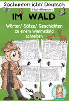 Vorschau - Arbeitsblätter - Wald - Deckblatt
