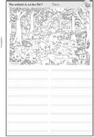 Vorschau - Arbeitsblätter - Wald - Seite 1