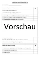 Vorschau - Arbeitsblätter - Länderplakate: Bewertung (Kriterien), Checkliste, Vorarbeit - Seite 3