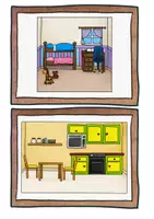 Vorschau - Fördermaterial/Inklusion - Flashcards - Rooms (Bild- und Wortkarten) - Seite 3