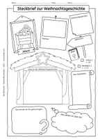 Vorschau - Arbeitsblätter - Personen-Steckbriefe zur biblischen Weihnachtsgeschichte im Sketchnotes-Stil - Seite 2