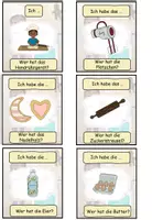 Vorschau - Spiele - Lesespiel "Plätzchen backen" Weihnachten / Advent - DaZ / DaF / Deutsch - Seite 3