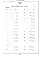 Vorschau - Arbeitsblätter - Arbeitsblätter zum Üben der Multiplikation Klasse 2 - Seite 3