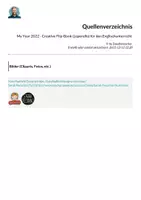 Vorschau - Arbeitsblätter - My Year 2022 - Creative Flip-Book (Leporello) für den Englischunterricht - Seite 2