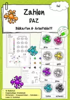 Vorschau - Arbeitsblätter - Farben - Bildkarten und Arbeitsblatt für DaZ, Deutschförderkurse und -klassen - Deckblatt