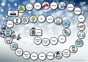 Vorschau - Spiele - Winter - Brettspiel für Klassen 1 und 2 und für DaZ - Seite 2
