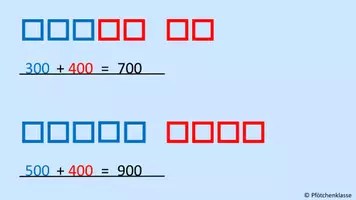 Vorschau - Präsentationen/Tafelbilder - 10 Bildschirmpräsentationen Erarbeitung Addition + Subtraktion ZR1000 - Seite 2
