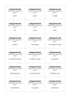 Vorschau - Aufgabenkarten - Zahlen lesen (portugiesisch) - Aufgabenkarten - Deckblatt