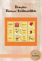 Vorschau - Spiele - Domino zum Thema Weihnachten - Deckblatt