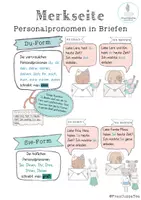 Vorschau - Poster - Poster/Merkseite Anredepronomen in Briefen FrauCuppaTea - Seite 3