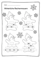 Vorschau - Arbeitsblätter - Arbeitsblätter-Mix Winter (Mathe, 3. Klasse) - Seite 2