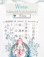 Vorschau - Arbeitsblätter - Winter Aufgabenheft für die 1. Klasse - Ideal für den Einsatz im Winter - Deckblatt