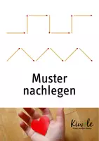Vorschau - Arbeitsblätter - Muster nachlegen mit Streichhölzern - Deckblatt